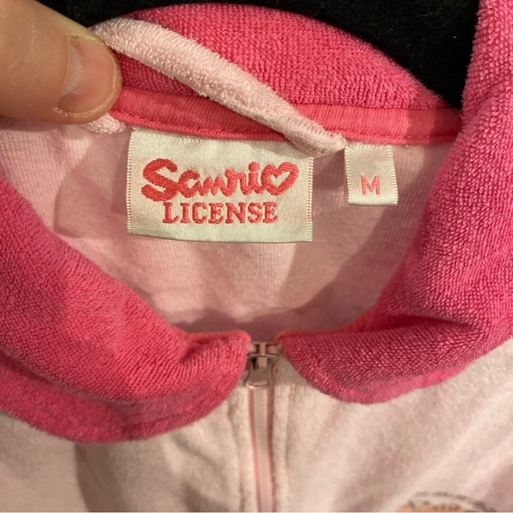 Y2K Sanrio My Melody dress tunic zip up beach cover up terry cloth - Picture 5 of 13